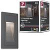 Paulmann 94382 Lampada per esterni LED High IP65 105x60 mm angolare incl. 1x4 Watt nero alluminio 3000 K
