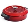 Woll Tegame tondo 3,7 litri - rosso