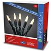 Konstsmide Mini catena luminosa a LED, 80 diodi bianchi, trasformatore esterno 24 V, cavo verde