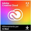 ADOBE - Creative Cloud tutte le applicazioni licenza individuale di 1 Anno - Licenza Digitale - Consegna elettronica via email - SPEDIZIONE GRATUITA
