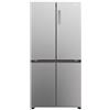 Haier - Frigorifero 4 Porte HCR3818ENMM Cube 83 Serie 3 Total No Frost Classe E Capacità Netta 467 Litri Colore Platino /Acciaio Inossidabile - SPEDIZIONE GRATUITA