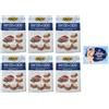 Felce Azzurra 6x Crich Wafer con Crema al Cacao, Waffle Wafers,Snack Dolci Busta da 250g + 1 Confezione di Talco Felce Azzurra in omaggio, Busta da 100g