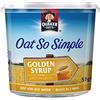 Quaker Oats Oat So Simple Golden Syrup Pot 57 g PMP (Confezione con 8 x 57 g)
