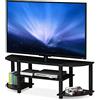 Furinno Turn-S-Tube Mobile Porta TV, Nero
