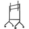 Ergosolid P100G Supporto Mobile Professionale per Schermi Interattivi e Televisori 65-90 - Carrello TV Robusto per Schermi Multimediali