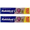 PROCTER & GAMBLE SRL Kukident Plus Crema Adesiva dentiera Barriera Anticibo Bipacco