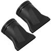 LIFKOME 2 ugelli universali per asciugacapelli, concentratore per uno styling preciso, in plastica nera, flusso d'aria focalizzato per una maggiore lucentezza, 7,6 x 7,5 x 5,2 cm