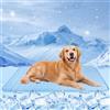 URAQT Tappetino Rinfrescante, 90x60cm Tappetino Refrigerante per Cani e Gatti, cuscino rinfrescante estivo per cani, Cuccia Refrigerante Lavabile, Durevole e Antigraffio, per Animali di Media Grande