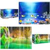 VLYX Sfondo per Acquario in PVC 3D, 62x30cm, Design Subacqueo Oceano per Vasche per Pesci