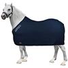 Horses, Coperta Cavallo in Pile Basic Pony, di Ottima Fattura, Utile per Proteggere il Pony dagli Sbalzi di Temperatura, dalla Pioggia e dagli Insetti, Blu 90 cm