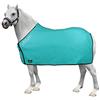 Horses, Coperta Cavallo in Pile Basic Pony, di Ottima Fattura, Utile per Proteggere il Pony dagli Sbalzi di Temperatura, dalla Pioggia e dagli Insetti, Turchese 110 cm