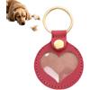 Duroecsain Portachiavi in Pelo di Cane | Souvenir commemorativo per Animali Domestici - Ciondolo Commemorativo a Forma di Cuore per Uomo e Donna Borsa Zaino Borsa