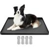 Generico Porta Assorbente Per Vasino Per Cani - Vassoio Porta Assorbente Per Pipì In Silicone, Vassoio Per Vasino Per Cani Con Bordo Rialzato E Clip | Per Tappetino Per Urina A Tenuta Stagna Per L'alle