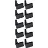 cyclingcolors 10x piedini plastica angolare profilo a L piede Mensola Tappo Cappucci terminali gambe per mobili, 50x50 50mm