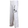 JL Sport Autentico Brasileiano Uomo Capoeira Arti Marziali Pantaloni (Berimbau Stampa Accanto Gamba) - L