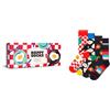 Happy Socks Calzini 4-Pack Food Gift Set Cotone Unisex Rosso 41-46