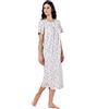 Leo Corsetteria Camicia da Notte Manica Corta Cotone Maglina Aperta 4 Bottoni Linclalor 73267 Taglia 56
