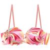 YAMAMAY - Bikini Parte Alta, Super Push-up con Ferretto, Spalline removibii, Donna, Hadria, Multicolore, Stampa Floreale