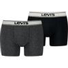 Levi's Boxer, Biancheria Intima Uomo, Nero, L