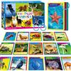 SpriteGru I Miei Primi 120 Animali - 60 Pezzi di Carte Realistiche di Zoo, Fattoria, Selvatici, Marini, Insetti, Uccelli - Flashcards Montessori e Giocattoli Educativi Scientifici