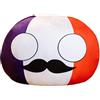 Generico Bambola In Peluche Countryball - Giocattolo Con Palla Nazionale Ripiena, Morbido Cuscino Anime | Regalo Decorativo Per La Casa Per Ragazzi, Ragazze, Bambini, Fan Della Collezione Countryball