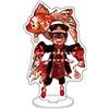 Zhongkaihua Figura di supporto in acrilico Hanako-kun con stampa su entrambi i lati dell'anime Yugi Amane, Yashiro Nene, Minamoto Kou Action Figure Ornamento Decorazione per la casa Collezioni (A)