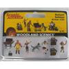 Woodland Scenics A1929 Grillo in giardino cane ruba salsiccia figure traccia H0 HO 1:87 Backyard Barbeque