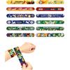 KQOZG Braccialetti Slap Calcio 12 Pezzi per Bambini, Bomboniere Compleanno & Regalino Fine Festa Ragazzi e Ragazze, Gadget Tema Sport