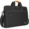KIZUNA Borsa per computer portatile da 16 pollici, per MacBook Pro 16 M4/16 Lenovo IdeaPad Flex 5i/IdeaPad Pro 5i Gen 10/Legion 5 Pro/Slim 5/HP ENVY/16.3 XPS 16/Dell 16 Plus/ASUS/Acer, nero