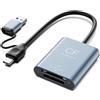 Sintech Lettore di schede CFexpress A/SD, USB 3.1 Gen 2 10Gbps CFexpress A, adattatore per schede di memoria SD SDXC USB 3.0, compatibile con Sony Tough CEA-G80T/G160T