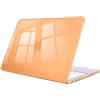 FINTIE Cover Compatibile con MacBook Neo 13 Pollici A3404 (A18 Pro Chip, 2026) -Ultra Sottile Trasparente Custodia Rigida Protettivo Guscio Rigido Case per MacBook Neo 13 (Arancio)