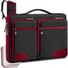 ZINZ Custodia Protettiva a 360° per Laptop 17-17,3 Sleeve, Borsa da Computer Impermeabile e Antiuurto con Cinghie e Tasche Multiple per la Maggior Parte dei Notebook da 17-17,3,B01RD02