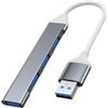 Tiajingzi Adattatore multiporta USB | Espansore multiporta da 5 Gbps, adattatore USB portatile per desktop, laptop, unità flash, HDD, console, stampante, PC, tastiere