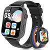 Ucani 4G Orologio Smartwatch Bambini, Smartwatch per Bambini con GPS, SOS, Videochiamata/Telefono/Chat, Modalità Scuola, Sveglia, Contapassi Smartwatch per Ragazze e Ragazzi dai 4-12 Anni (Grigio argento)