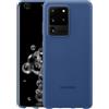 Samsung Custodia per Galaxy S20 Ultra, cover posteriore in silicone ufficiale - blu navy