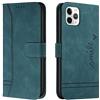 Bravoday Cover per iPhone 11 PRO Max, Flip Custodia in Pelle PU Portafoglio Custodia per iPhone 11 PRO Max, con Slot per Schede, Verde