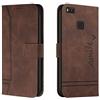 Bravoday Cover per Huawei P9 Lite / G9 Lite/Honor 8 Smart, Flip Custodia in Pelle PU Portafoglio Custodia per Huawei P9 Lite / G9 Lite/Honor 8 Smart, con Slot per Schede, Marrone