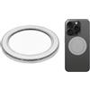 ZFRITP 1 base pezzo, compatibile con maniglie per cellulare, adesivo magsafe rimovibile, base compatibile con maniglie del telefono per la serie MagSafe iPhone.