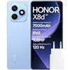 HONOR X8d 4G Smartphone, Display AMOLED 6,77 3000 nits, Fotocamera 108MP, Batteria 7000mAh, Ricarica 45W, 8+256GB, Resistenza Acqua IP65 (Light Blue, 256, GB, 8, GB)