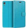 Shantime Custodia Portafoglio in Pelle PU Compatibile con Sony Xperia X F5121, Cover con Chiusura Magnetica, Tasche per Carte e Funzione Stand