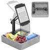 KDD Cuscino Porta-tablet - Supporto iPad Regolabile per Ginocchia, Letto, Scrivania - Supporto Kindle Pieghevole con Vassoio Portaoggetti, Compatibile con iPad Pro 12,9, Air, mini, Telefoni, E-Reader