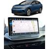 BIXUAN [2 pezzi 12,9 pollici compatibile con VW Golf 8.5 Tiguan 3 Passat B9 ID.4 ID.5 Cupra Formentor Born Leon 2024 2025 Navigation Pellicola Protettiva 9H Antigraffio GPS Pellicola Protettiva