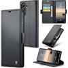 Rerzoiro Cover per Samsung Galaxy S23 FE Custodia Portafoglio [Blocco RFID] Premium Pelle PU Wallet Case Flip Libro con Porta Carte Slot Supporto Flip Case per Samsung Galaxy S23 FE, Nero