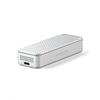 SATECHI DotDisk™ Case SSD M.2 NVMe 80Gbps, USB4 V2 in Alluminio con Raffreddamento Attivo, Trasferimento Ultra Rapido per Thunderbolt 5 e USB4 - Argento
