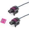 Bxoxlmm 3 vie 12110192 12065287 12078090 per Metri-Pack 150 Series sigillato femmina, connettore sensore pressione olio carburante (2 pezzi)