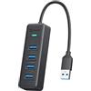 PHIXERO 4 Porta Hub USB 3.0, Sdoppiatore Porte USB Multiple per PC, Macbook, Mac Pro/Mini, iMac, Surface Pro, XPS, Unità flash, Laptop, HDD Mobile, ecc