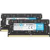 BRAINZAP Memoria RAM SO-DIMM PC4-2133P-SEB-11 2Rx8 2133 MHz 1.2 V CL15 per notebook portatile Unbuffered Non-ECC da 32 GB (2 X 16 GB)