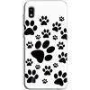 Mixroom - Cover Custodia Back case In TPU Silicone Morbido Per Samsung Galaxy A10 SM-A105M Fantasia Orme Gatto E75