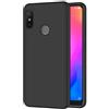 AICEK Cover Xiaomi Mi A2 Lite Nero Silicone Case Molle di TPU Sottile Custodia per Xiaomi Mi A2 Lite (5,84 Pollici)