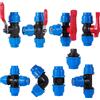 Adhere To Fly 20/25/32/40/50mm PVC PE Tubo di Rubinetto Acqua Splitter di Plastica Valvola Rapida Connettore Giardino Agricoltura Irrigazione Raccordi Per Tubi Acqua